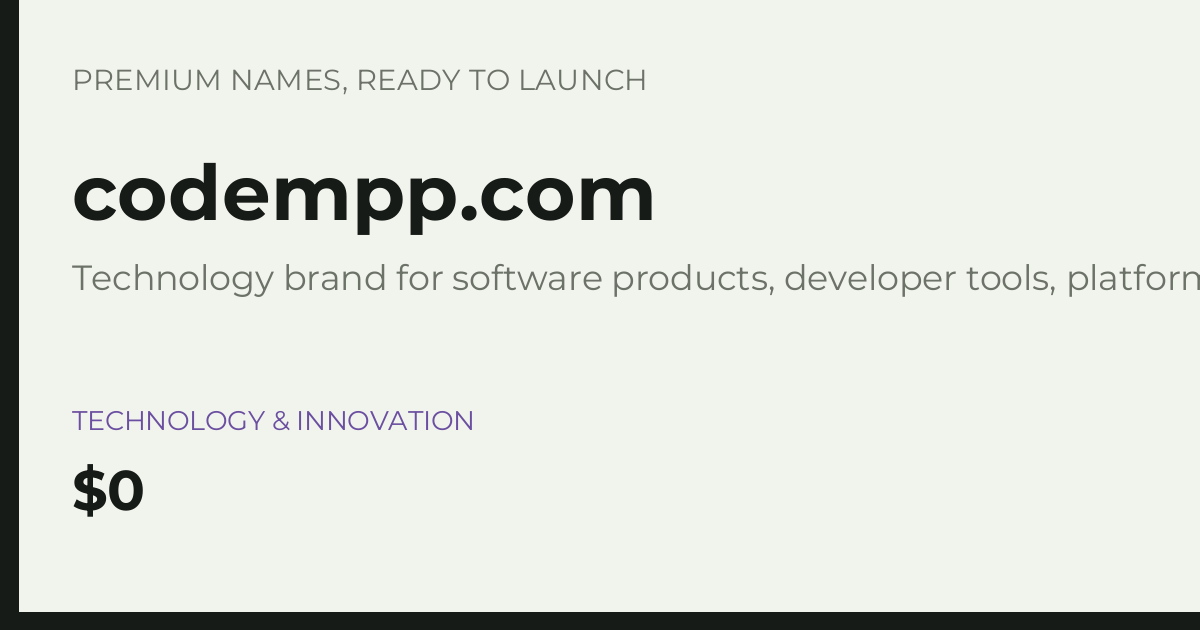 Brand preview for codempp.com