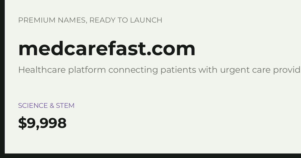 Brand preview for medcarefast.com