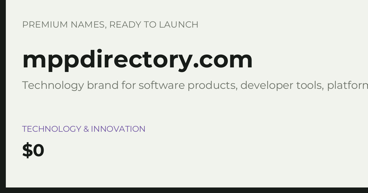Brand preview for mppdirectory.com