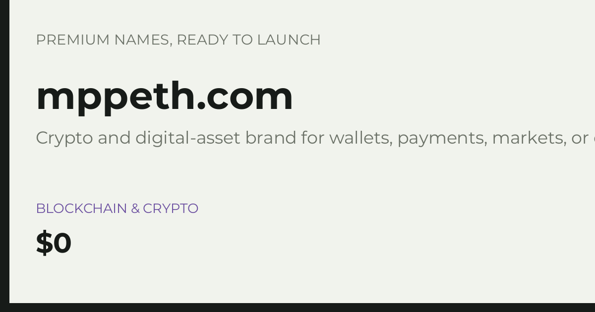 Brand preview for mppeth.com