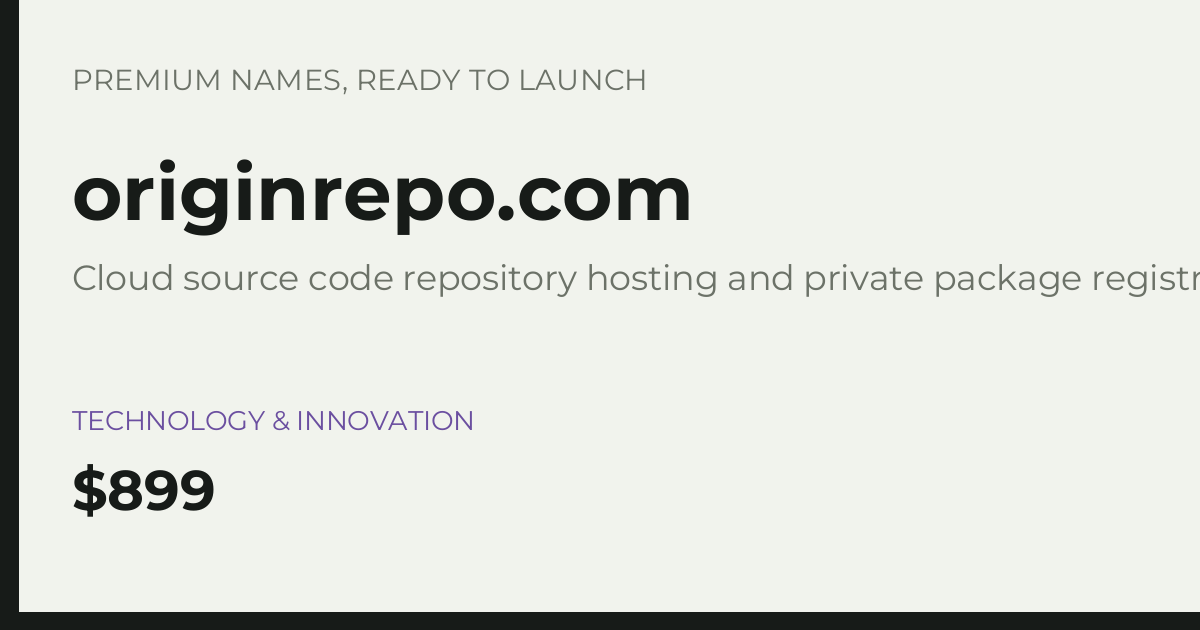 Brand preview for originrepo.com