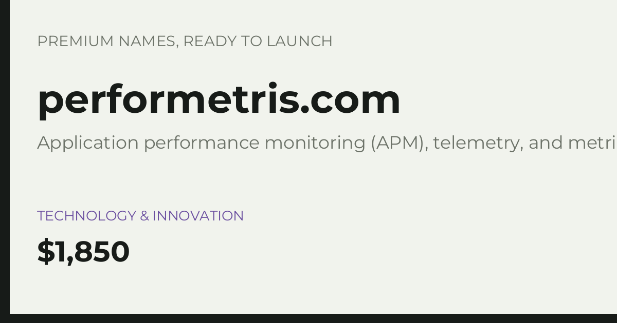 Brand preview for performetris.com