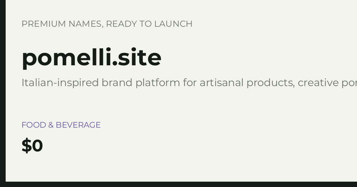 Brand preview for pomelli.site