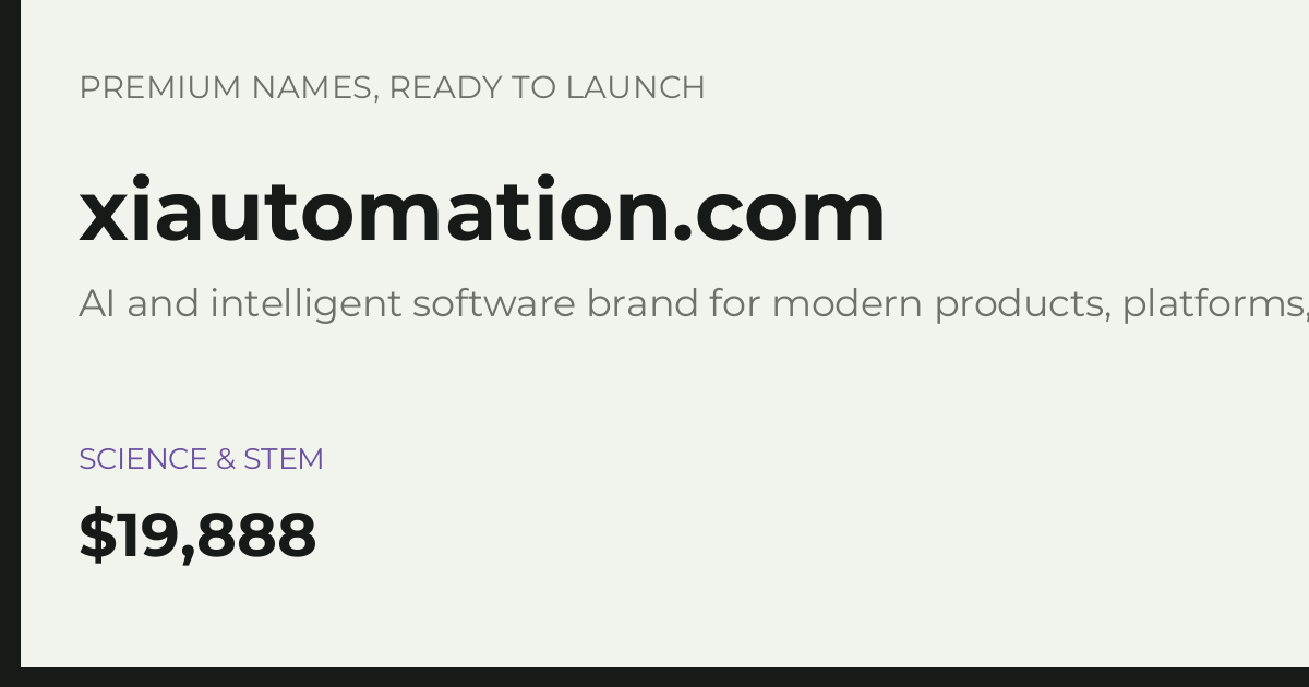 Brand preview for xiautomation.com